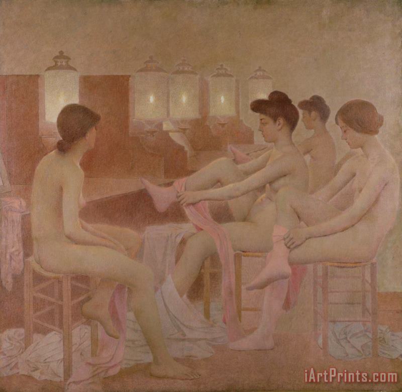 The Dancers painting - Fernand Pelez The Dancers Art Print