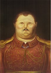 fernando botero A General painting