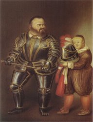 fernando botero Alof of Vignancourt After Caravaggio painting