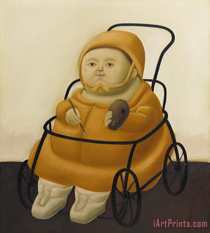 Fernando Botero Autorretrato a Los Dieciocho Meses Art Print