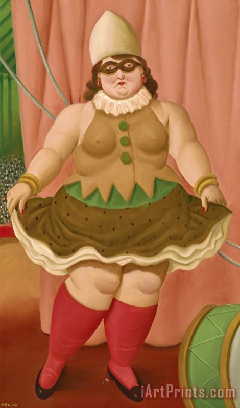 Fernando Botero Ballerina, 2007 Art Print