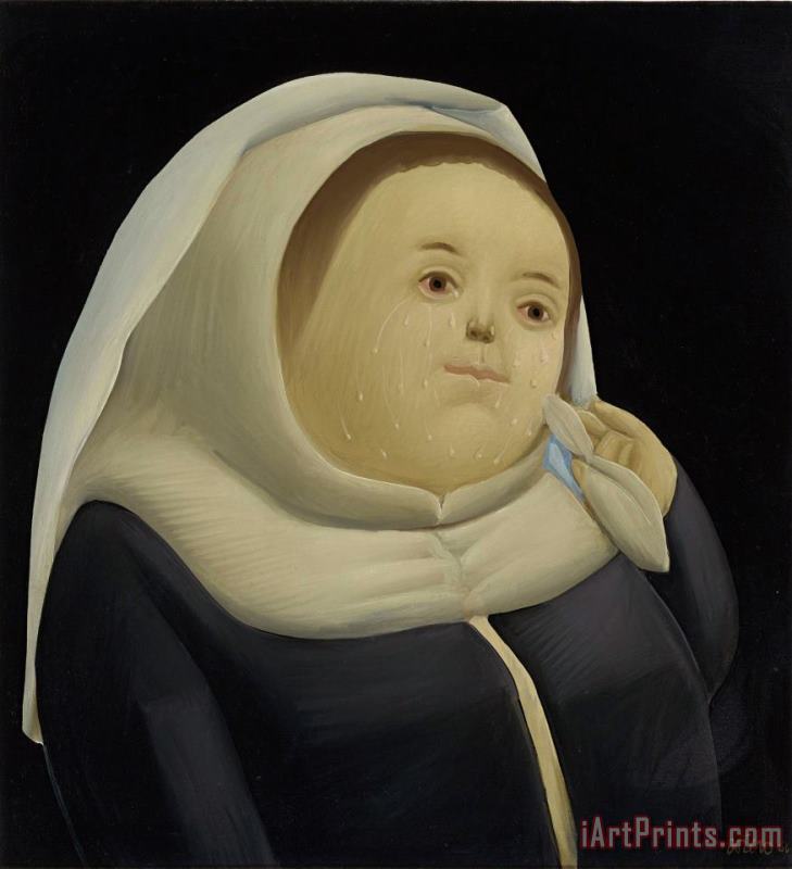 Fernando Botero Mother Superior, 2000 Art Painting
