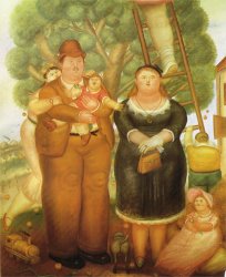 fernando botero Portrait of a Family