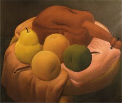 fernando botero Still Life with Violin