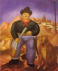 fernando botero The Hunter