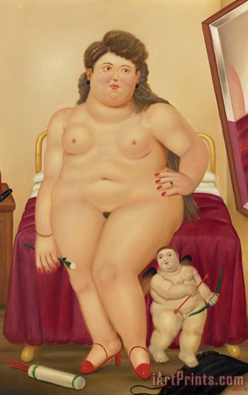 Fernando Botero Venus Art Painting