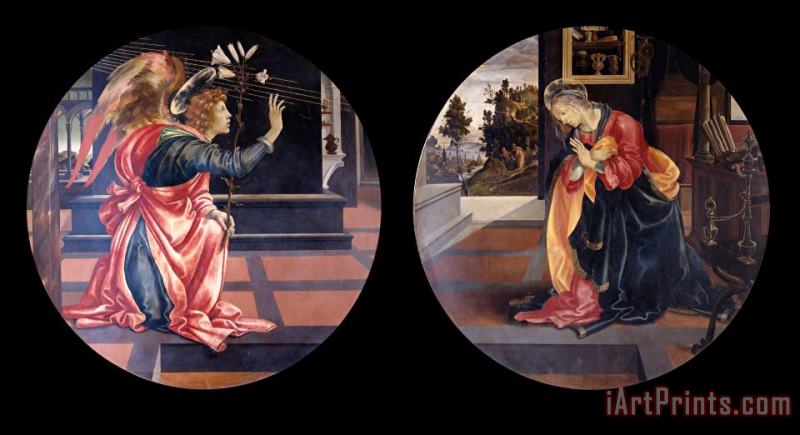 Filippino Lippi Annunciation Art Painting