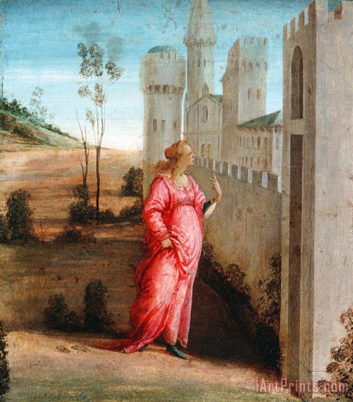 Esther at The Palace Gate painting - Filippino Lippi Esther at The Palace Gate Art Print