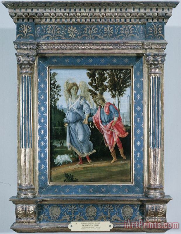 Tobias And The Angel painting - Filippino Lippi Tobias And The Angel Art Print