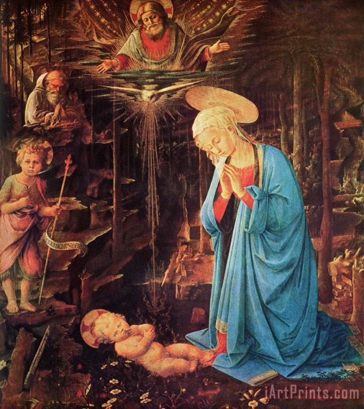 Virgin And Child painting - Filippino Lippi Virgin And Child Art Print