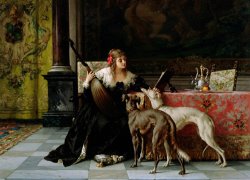 Florent Willems Sympathetic Friends