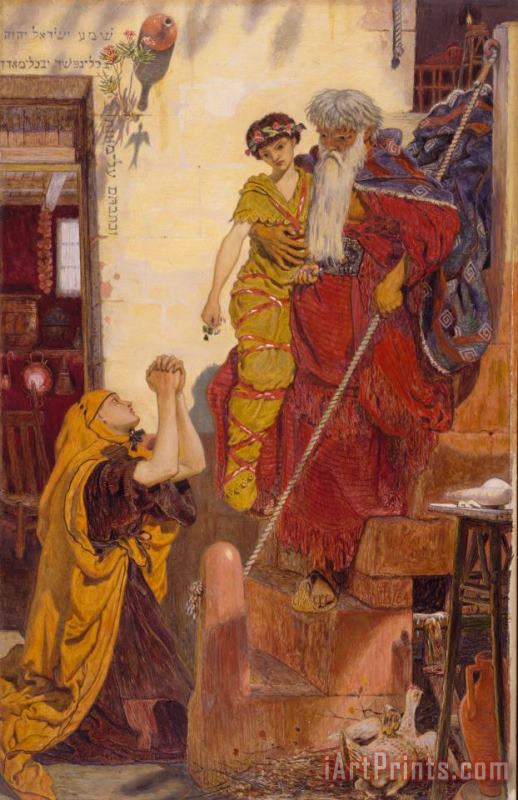 Elijah And The Widow's Son painting - Ford Madox Brown Elijah And The Widow's Son Art Print