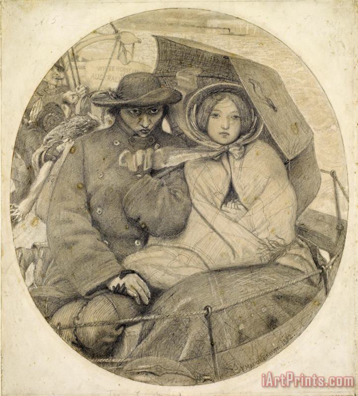 Ford Madox Brown The Last of England Art Print