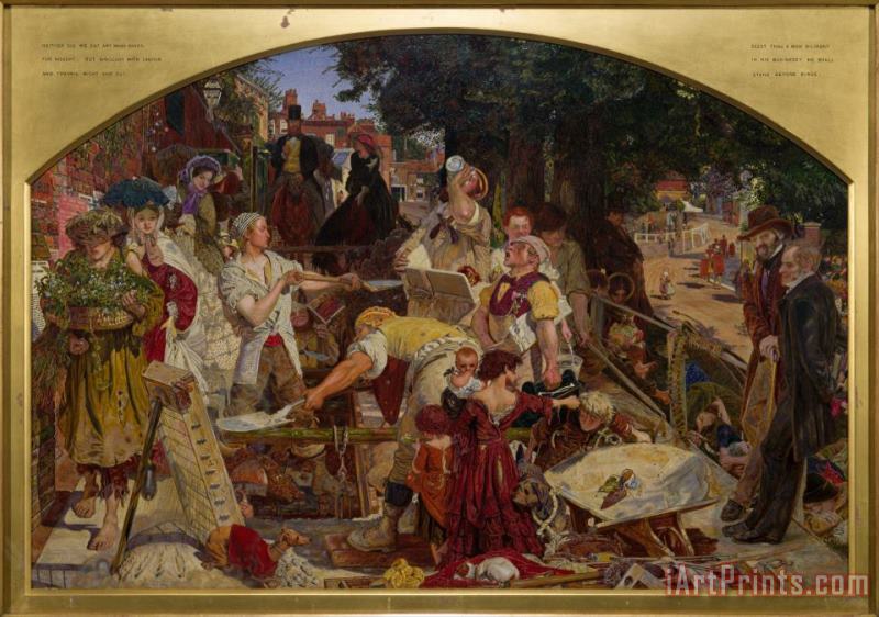 Ford Madox Brown Work Art Painting