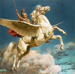 Fortunino Matania Pegasus The Winged Horse
