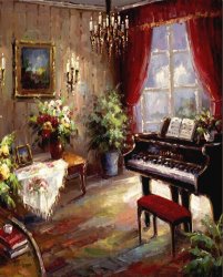 Foxwell Music Parlor painting