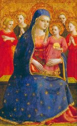 Fra Angelico Madonna And Child With Angels painting