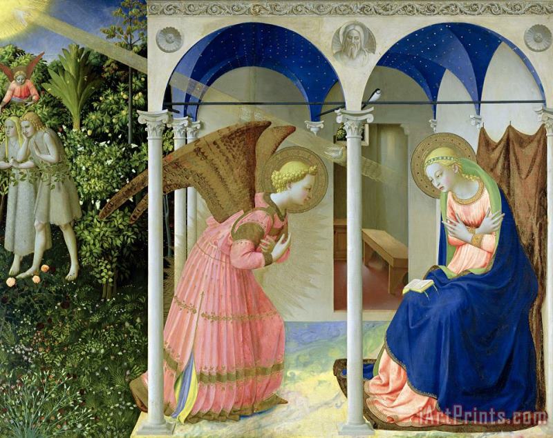 Fra Angelico The Annunciation Art Painting