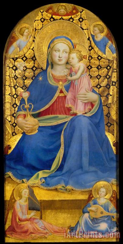 Fra Angelico Virgin of Humility Art Painting