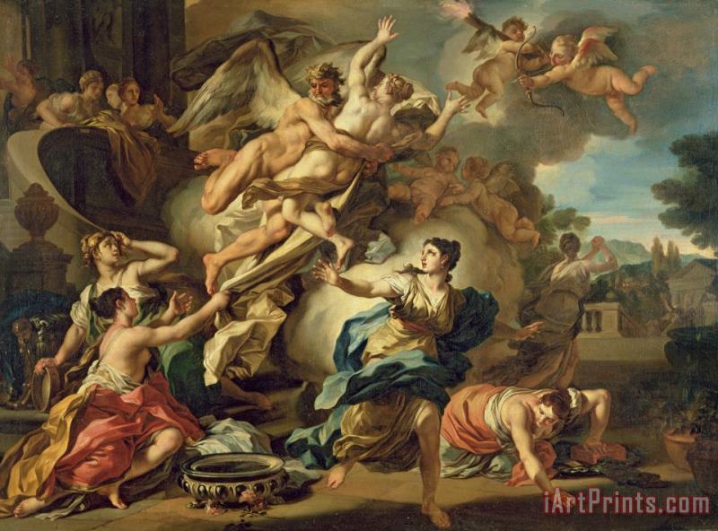 Francesco Solimen Abduction Of Orithyia Art Painting