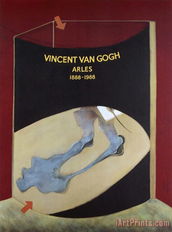 After Vincent Van Gogh, 1985 painting - Francis Bacon After Vincent Van Gogh, 1985 Art Print