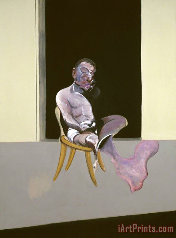 Francis Bacon August Triptych, Right Panel, 1972 Art Painting