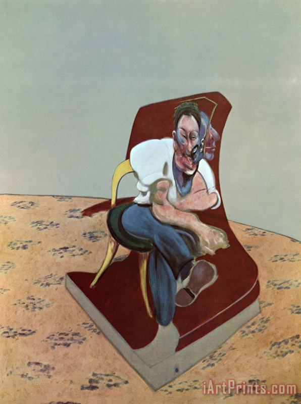 Francis Bacon Lithograph, 1966 Art Print
