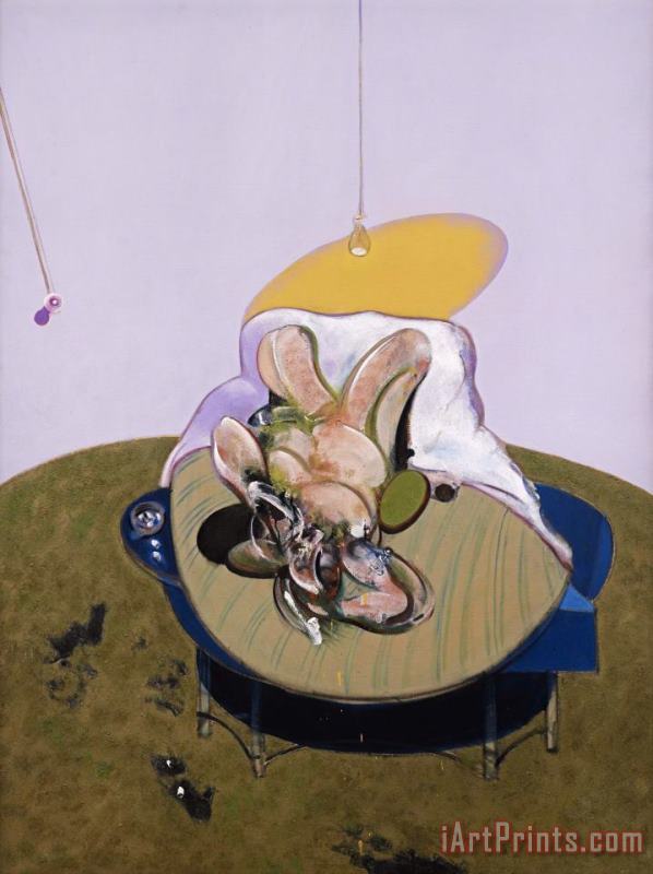 Francis Bacon Lying Figure, 1969 Art Painting