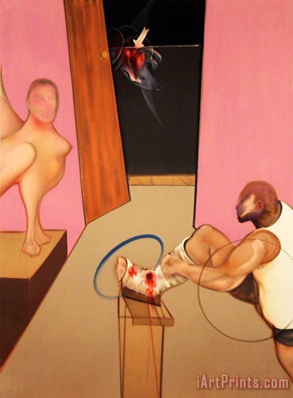 Francis Bacon Oedipus And The Sphinx, 1983 Art Painting