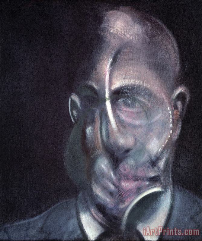 Portrait of Michel Leiris, 1976 painting - Francis Bacon Portrait of Michel Leiris, 1976 Art Print