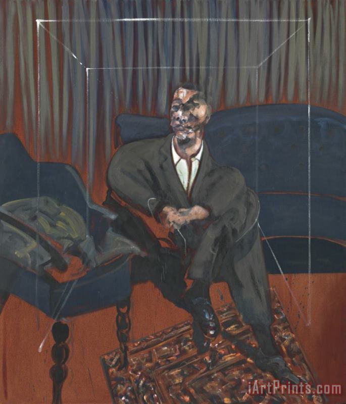 Francis Bacon Seated Figure, 1961 Art Painting