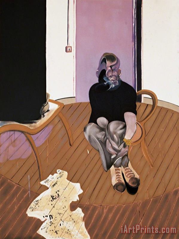 Francis Bacon Self Portrait, 1977 Art Painting