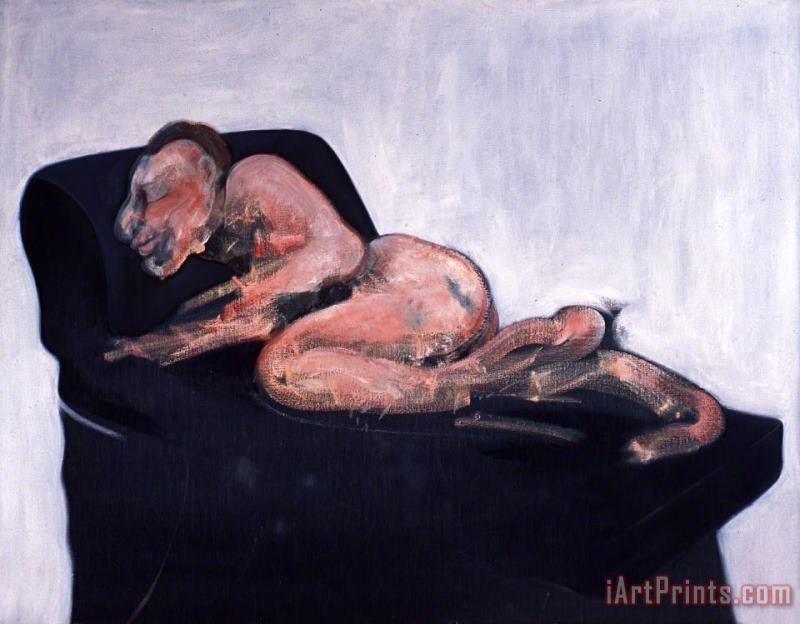Francis Bacon Sleeping Figure, 1959 Art Painting