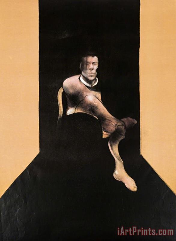 Francis Bacon Study for a Portrait of John Edwards; Russian Retrospective Exhibition Poster, 1988 Art Painting