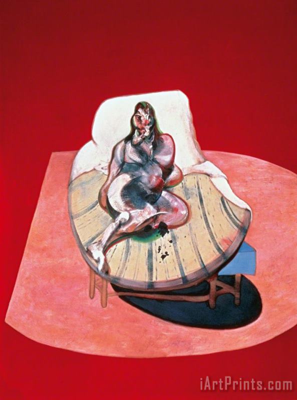 Study for Portrait of Henrietta Moraes, 1964 painting - Francis Bacon Study for Portrait of Henrietta Moraes, 1964 Art Print