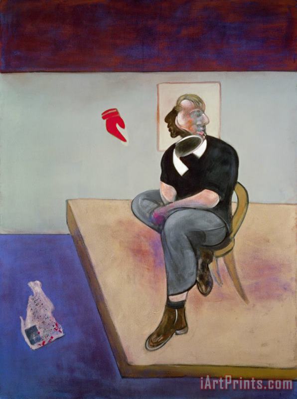 Francis Bacon Study for Self Portrait, 1981 Art Painting