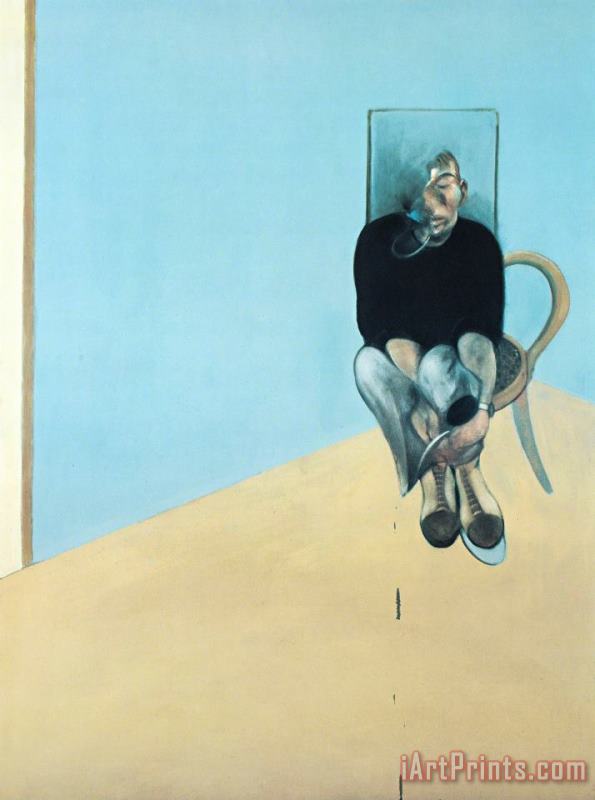 Study for Self Portrait 1982, 1984 painting - Francis Bacon Study for Self Portrait 1982, 1984 Art Print