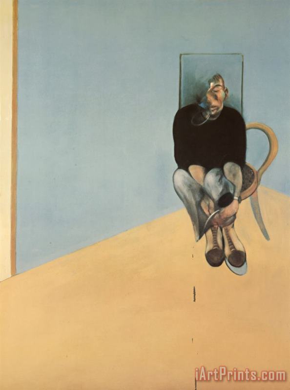 Francis Bacon Study for Self Portrait, 1984 Art Painting