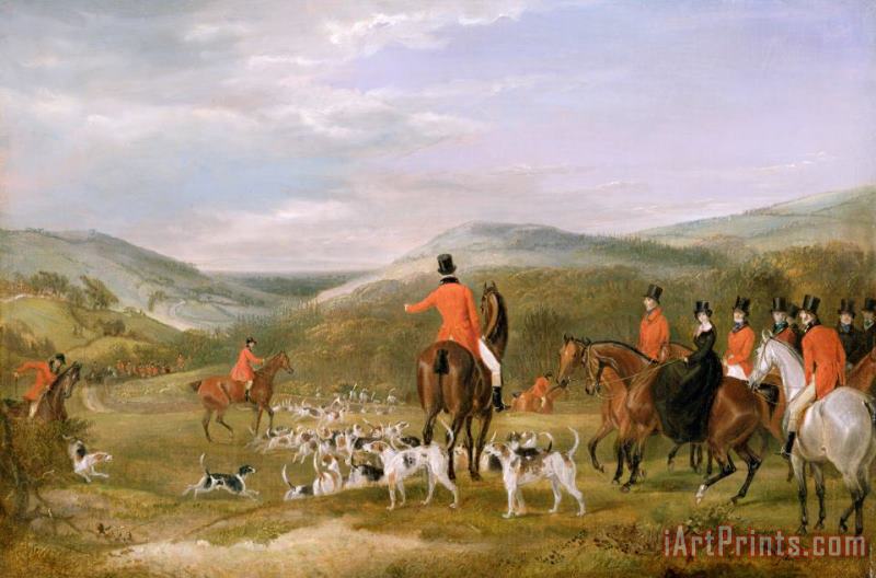 Francis Calcraft Turner The Berkeley Hunt Art Painting
