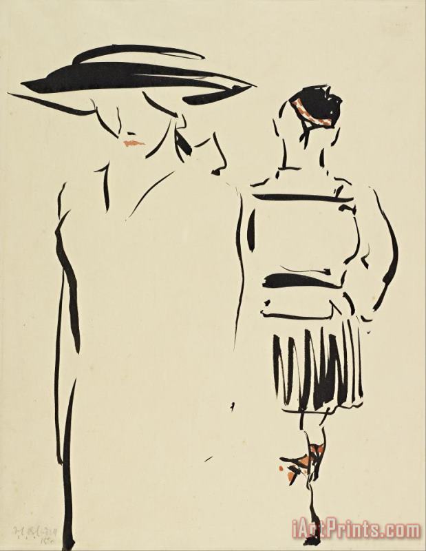 The Parting painting - Francis Campbell Boileau Cadell The Parting Art Print