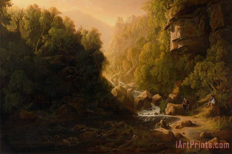 Francis Danby The Mountain Torrent Art Painting