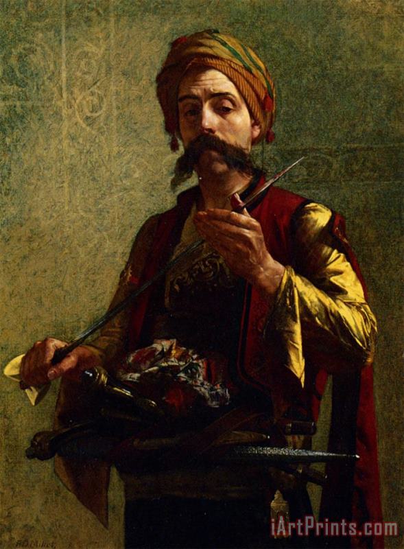Francis Davis Millet The Turkish Soldier Art Painting