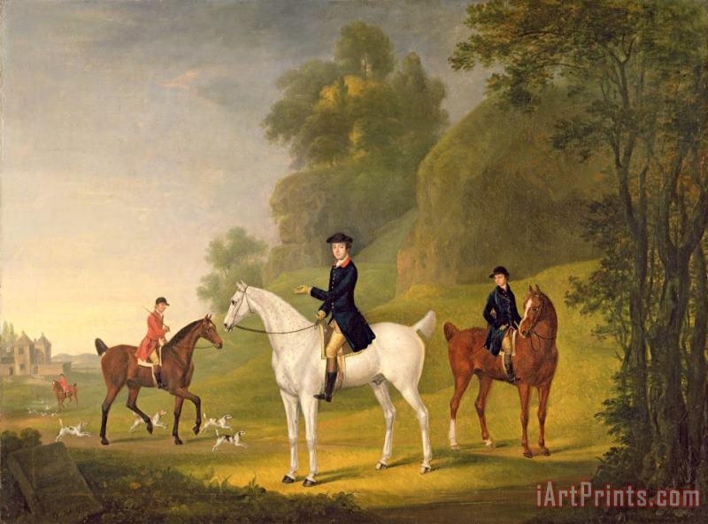 Francis Sartorius Lord Bulkeley and his Harriers Art Painting