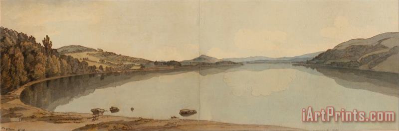 Lake Windermere painting - Francis Swaine Lake Windermere Art Print