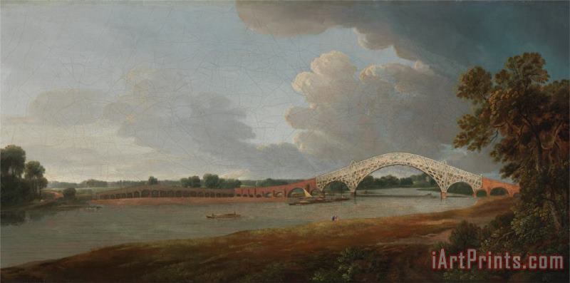 Francis Swaine Old Walton Bridge Art Print