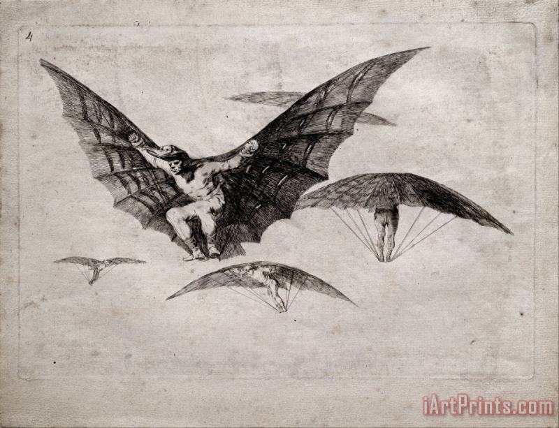 Francisco De Goya A Way of Flying Art Print