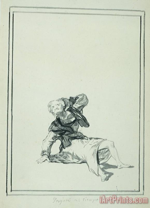 Francisco De Goya Accuse The Time Art Print