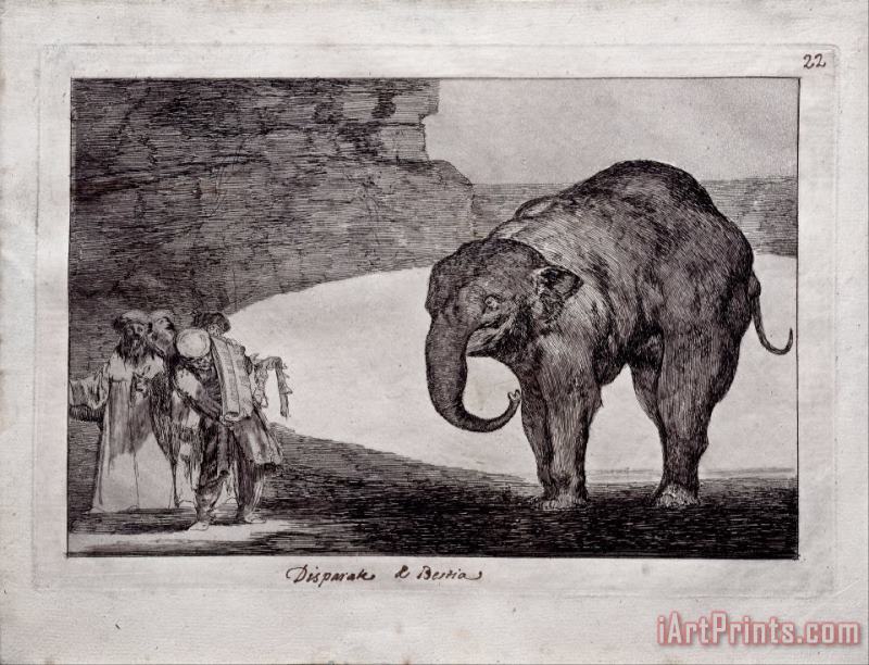 Francisco De Goya Animal Folly Art Painting