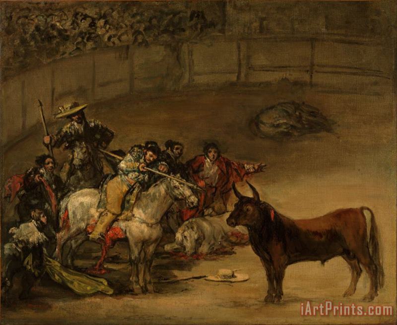 Francisco De Goya Bullfight, Suerte De Varas Art Print
