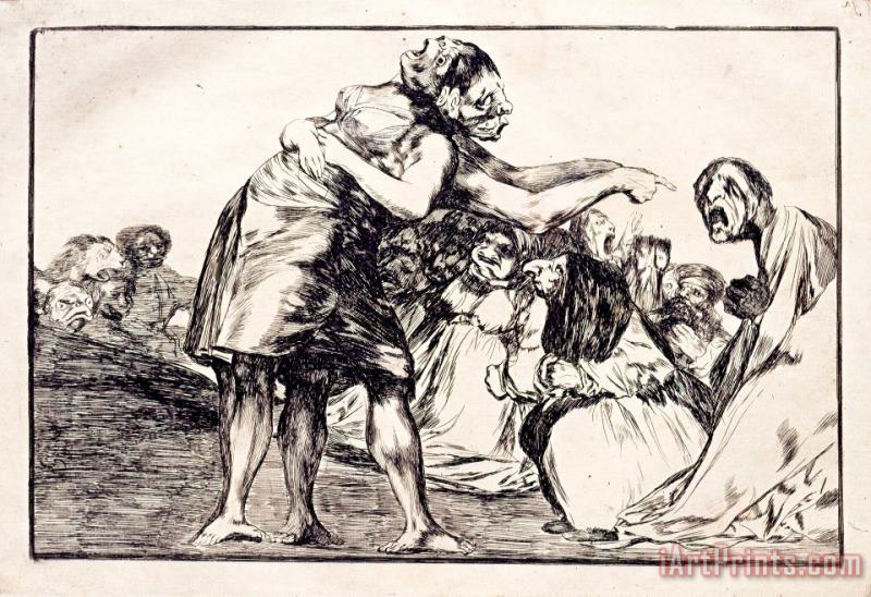 Francisco De Goya Disorderly Folly Art Print